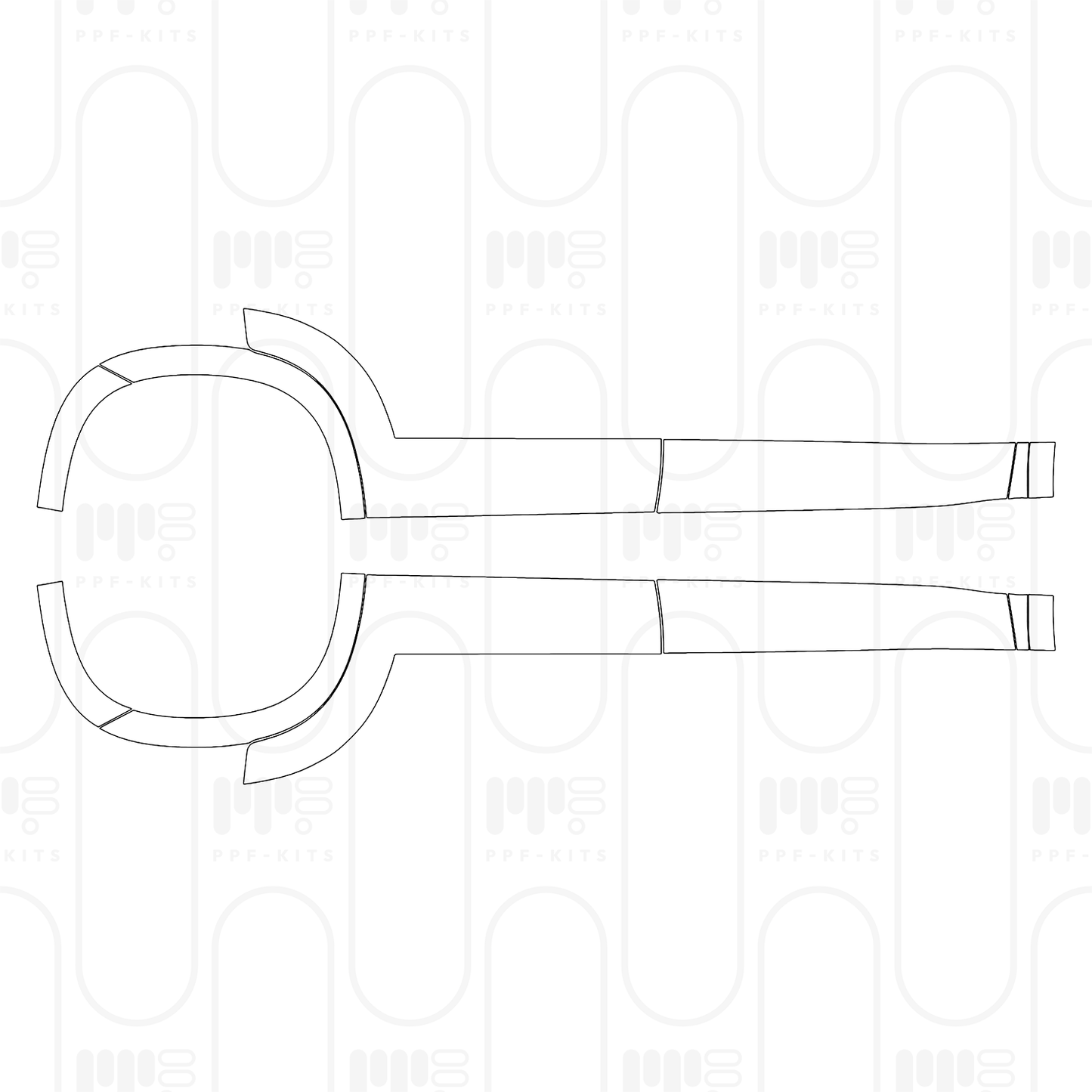 PPF prédécoupé Toyota Innova HyCross (IN) 2026