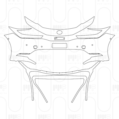 PPF prédécoupé Toyota Prius (US) Limited 2026