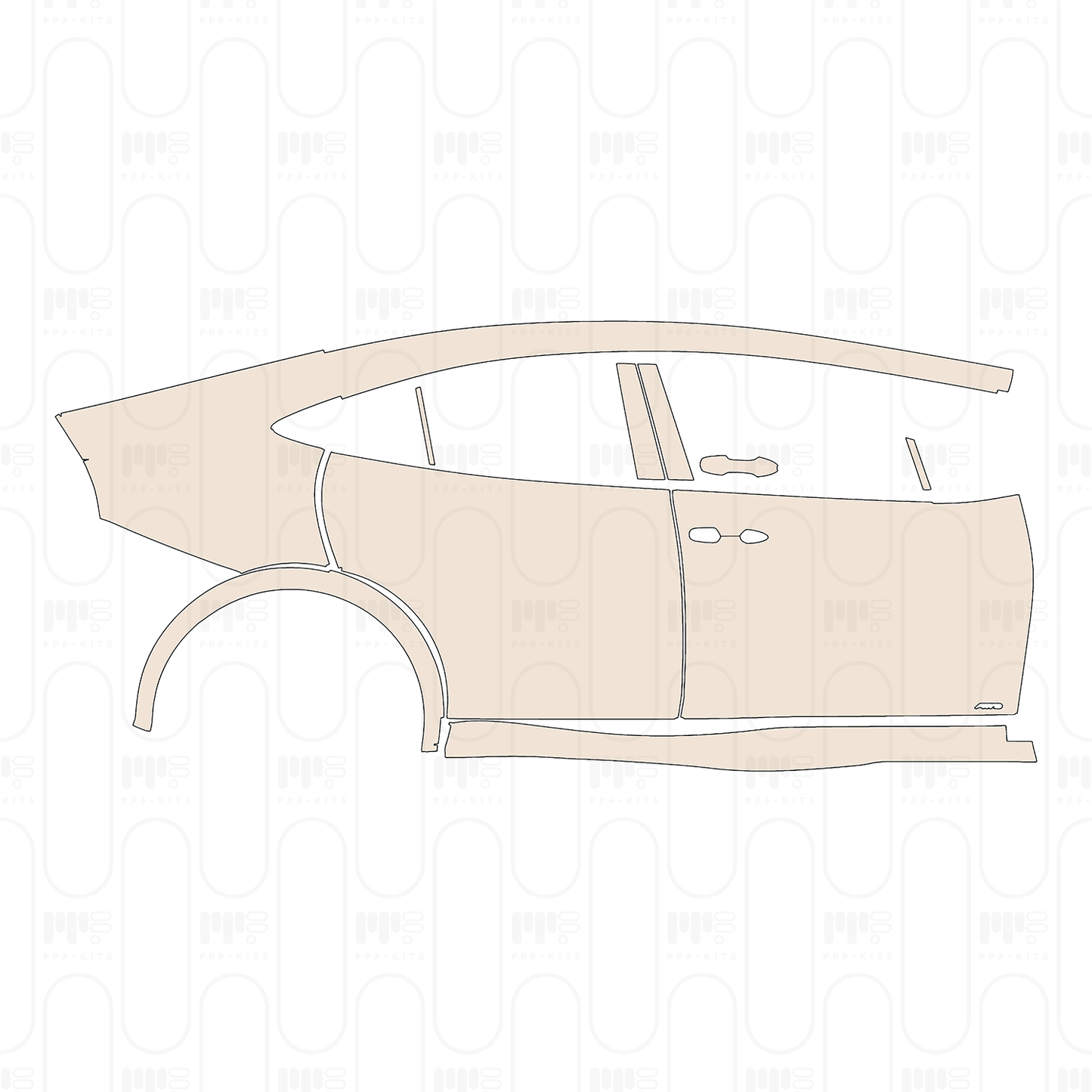 PPF prédécoupé Toyota Prius (US) Limited 2026