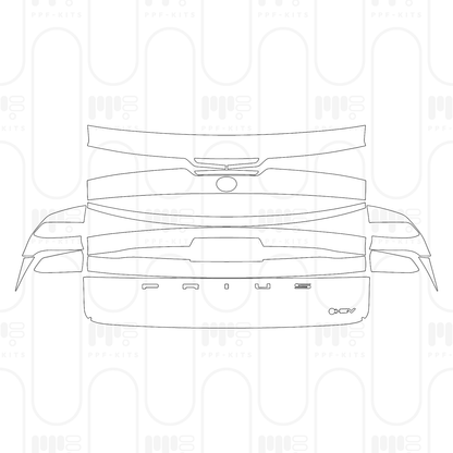 PPF prédécoupé Toyota Prius (US) LE 2026