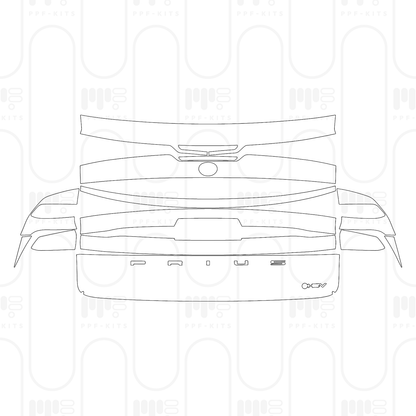 PPF prédécoupé Toyota Prius (US) XLE 2026