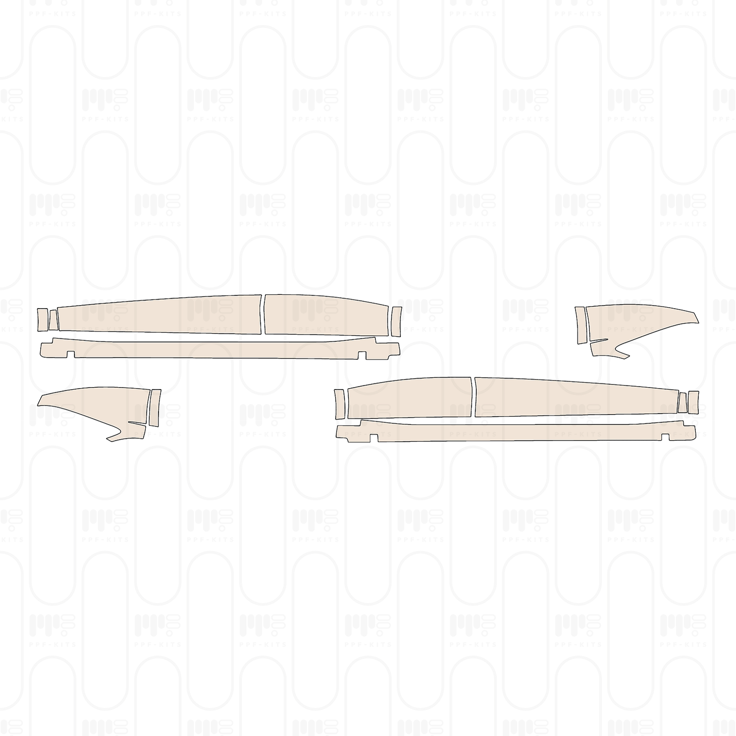 PPF prédécoupé Volkswagen ID.4 (CN) Crozz 2026