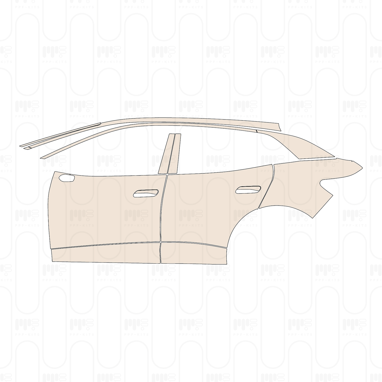 PPF prédécoupé Volkswagen ID.4 (CN) X 2026