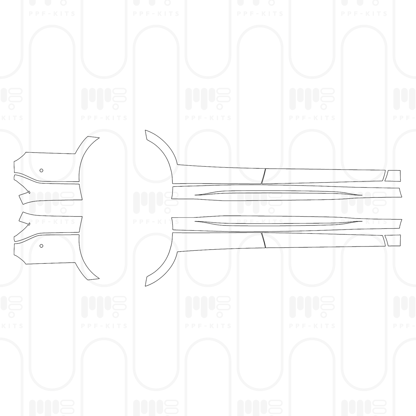 PPF prédécoupé Volkswagen ID.7 Base 2026