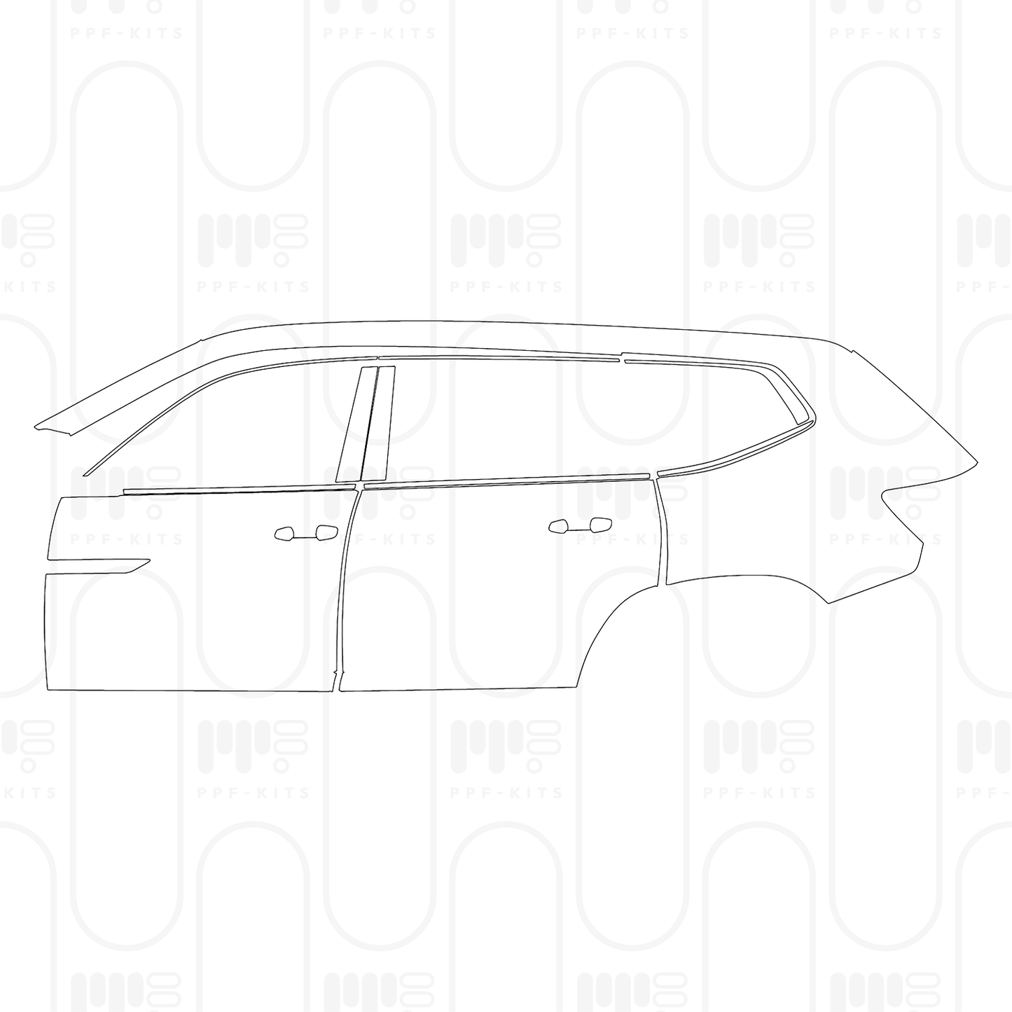 PPF prédécoupé Volkswagen Atlas (US) Peak Edition 2026