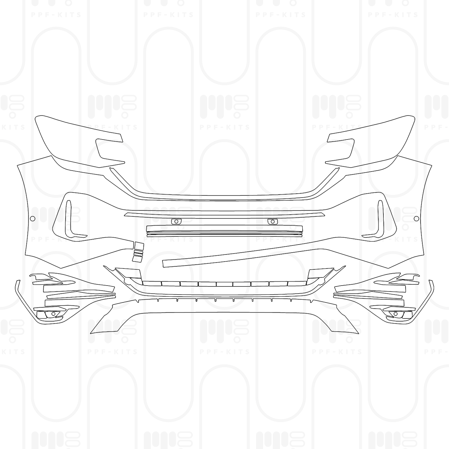 PPF prédécoupé Volkswagen Atlas (US) SEL Premium R-Line 2026