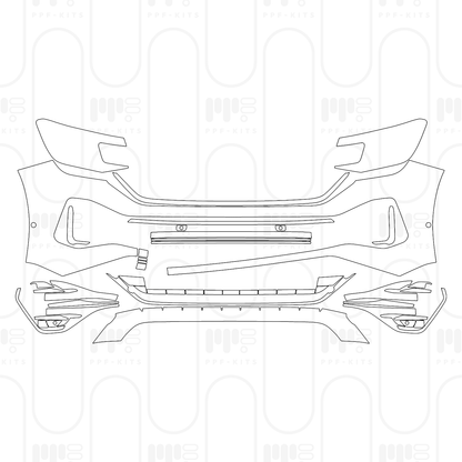 PPF prédécoupé Volkswagen Atlas (US) SEL Premium R-Line 2026
