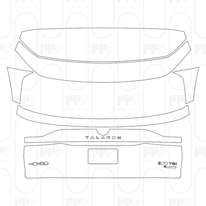 PPF prédécoupé Volkswagen Talagon R-line 2026