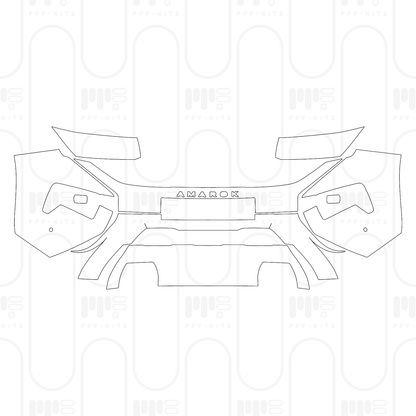 PPF prédécoupé Volkswagen Amarok Aventura 2026