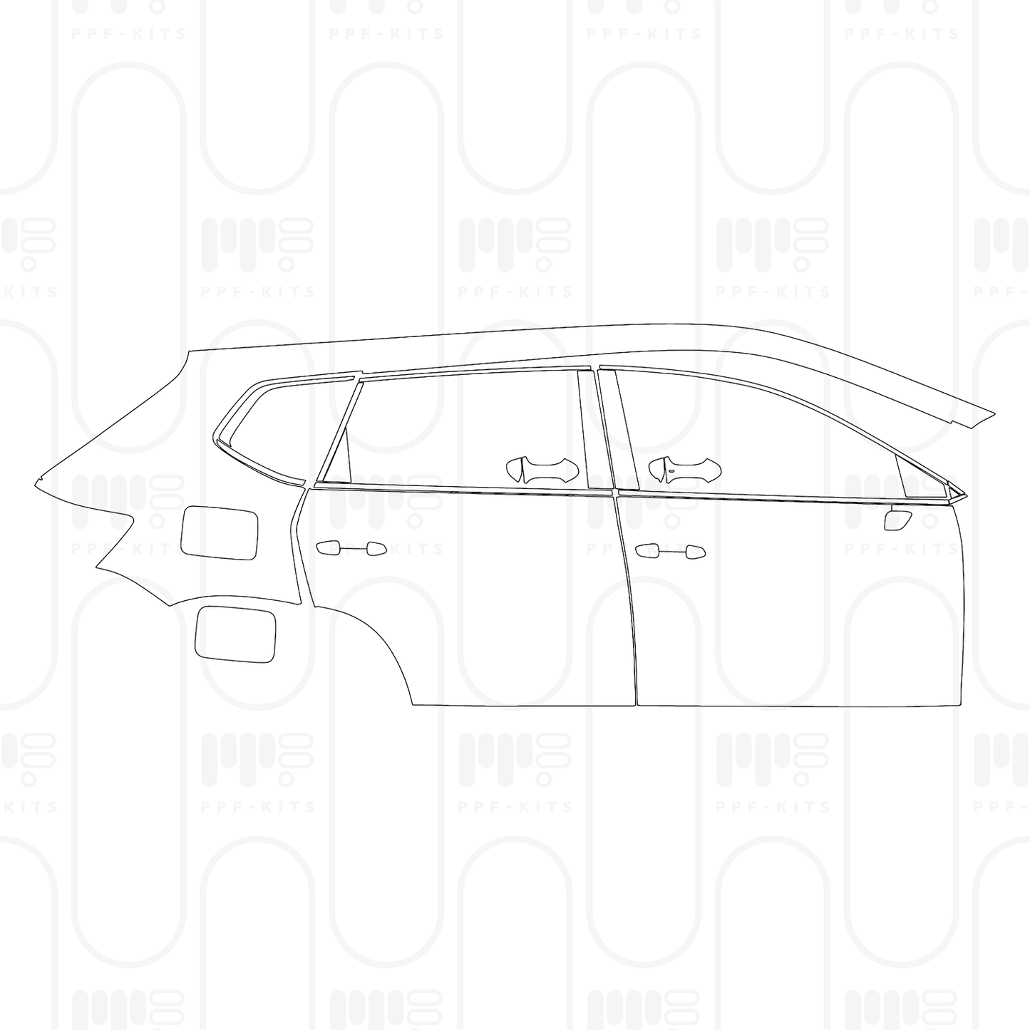 PPF prédécoupé Volkswagen Taos (US) SEL 2026