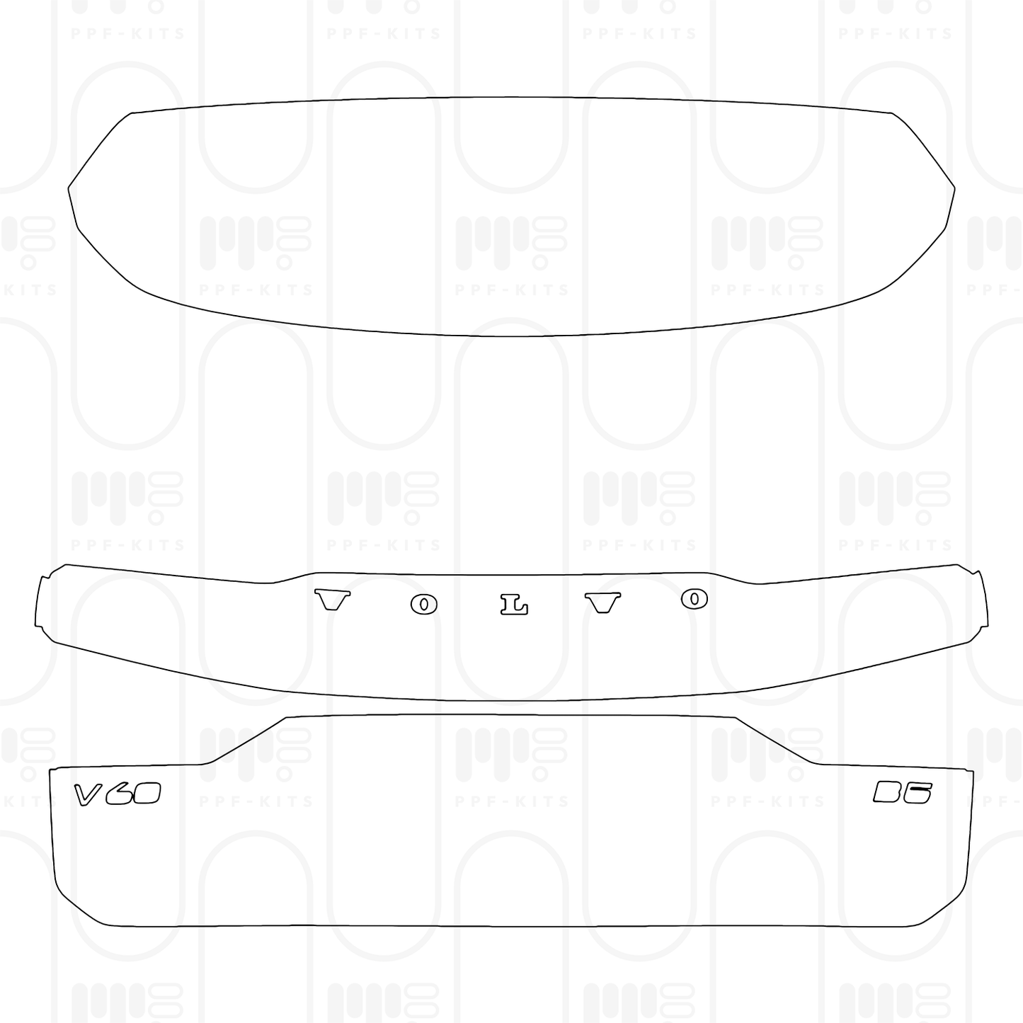 Pre-Cut PPF Volvo V60 Inscription 2026