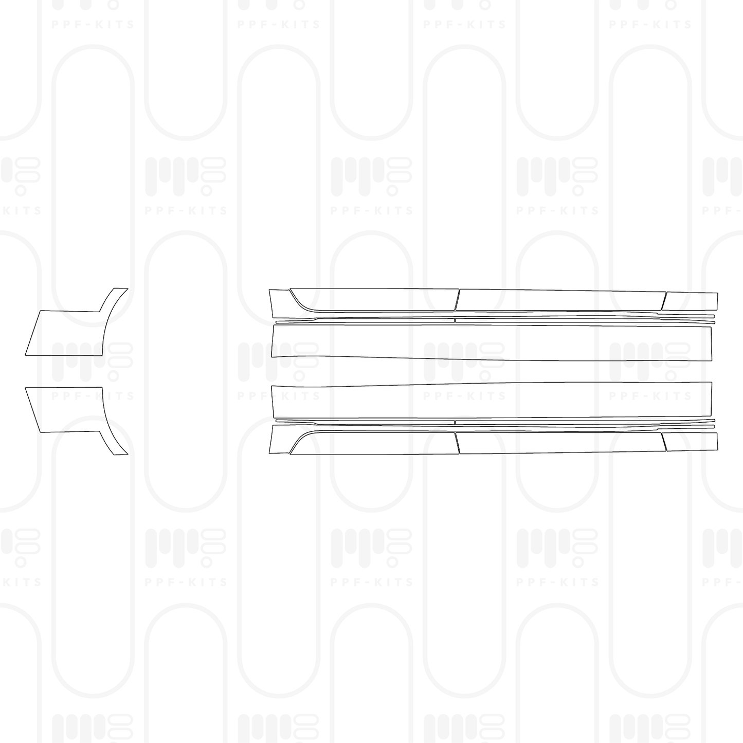 Pre-Cut PPF Volvo S90 Recharge Extended Wheelbase Inscription 2026