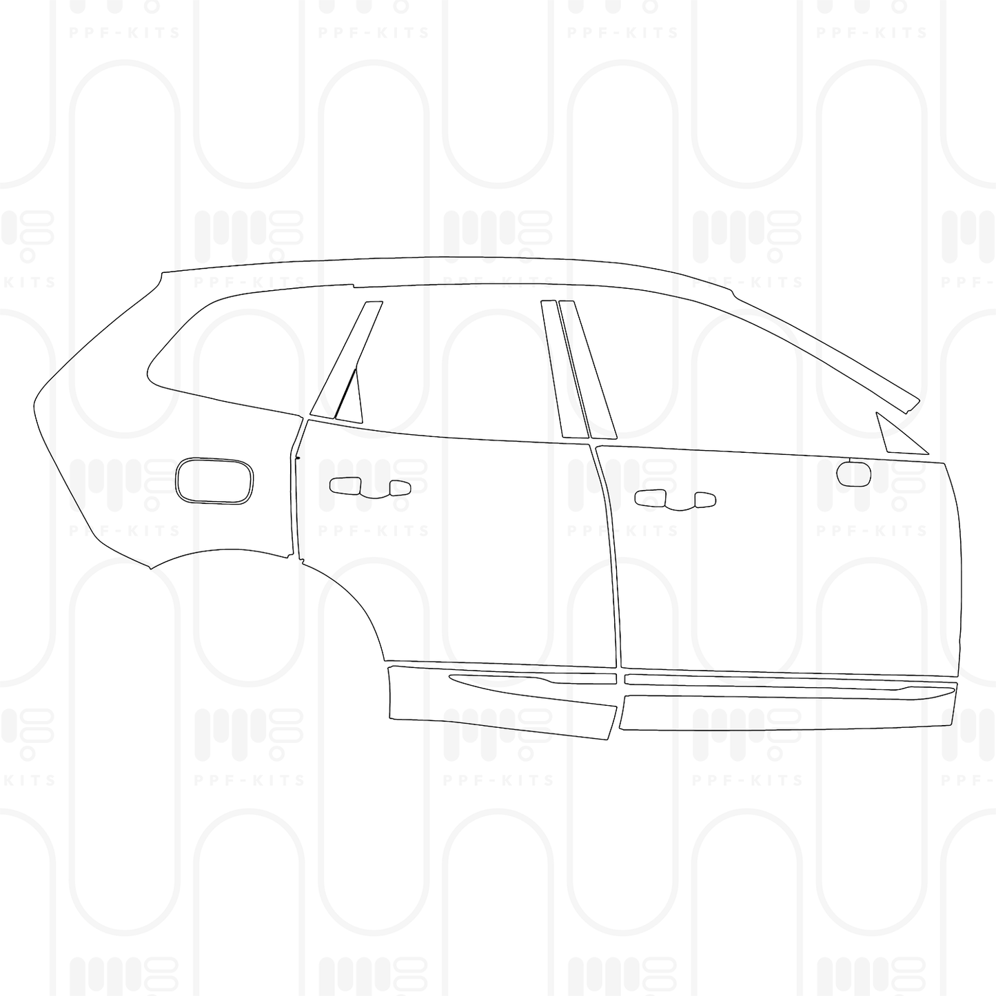 Pre-Cut PPF Volvo XC60 Recharge Inscription 2026