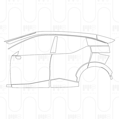 Pre-Cut PPF Zeekr X 2026