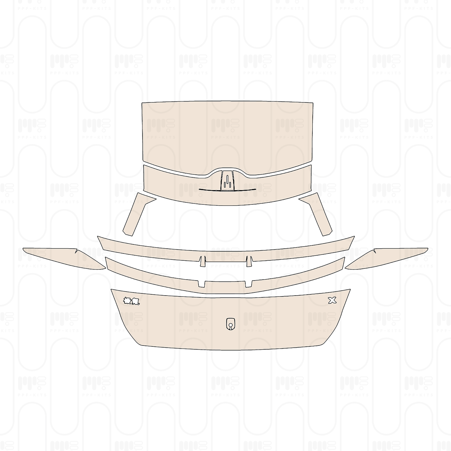 PPF prédécoupé Zeekr X 2026