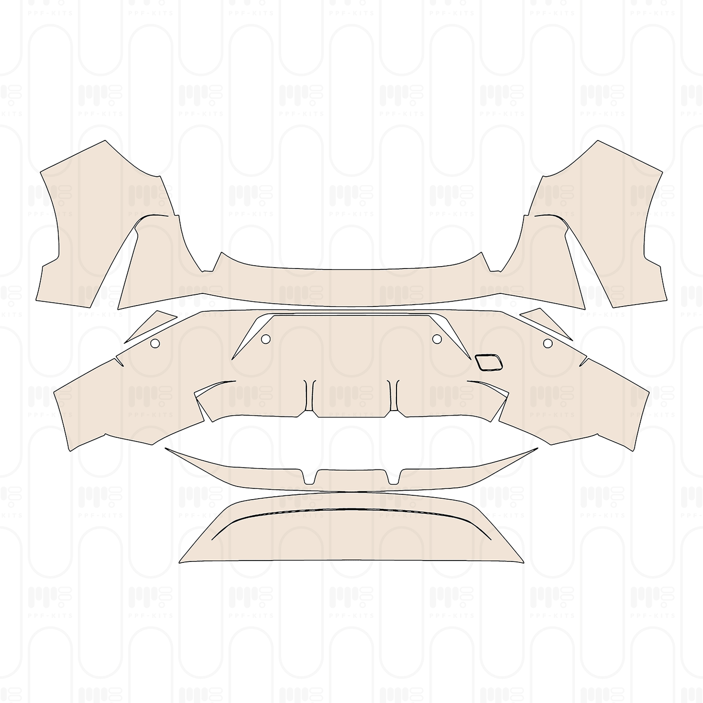 PPF prédécoupé Zeekr X 2026