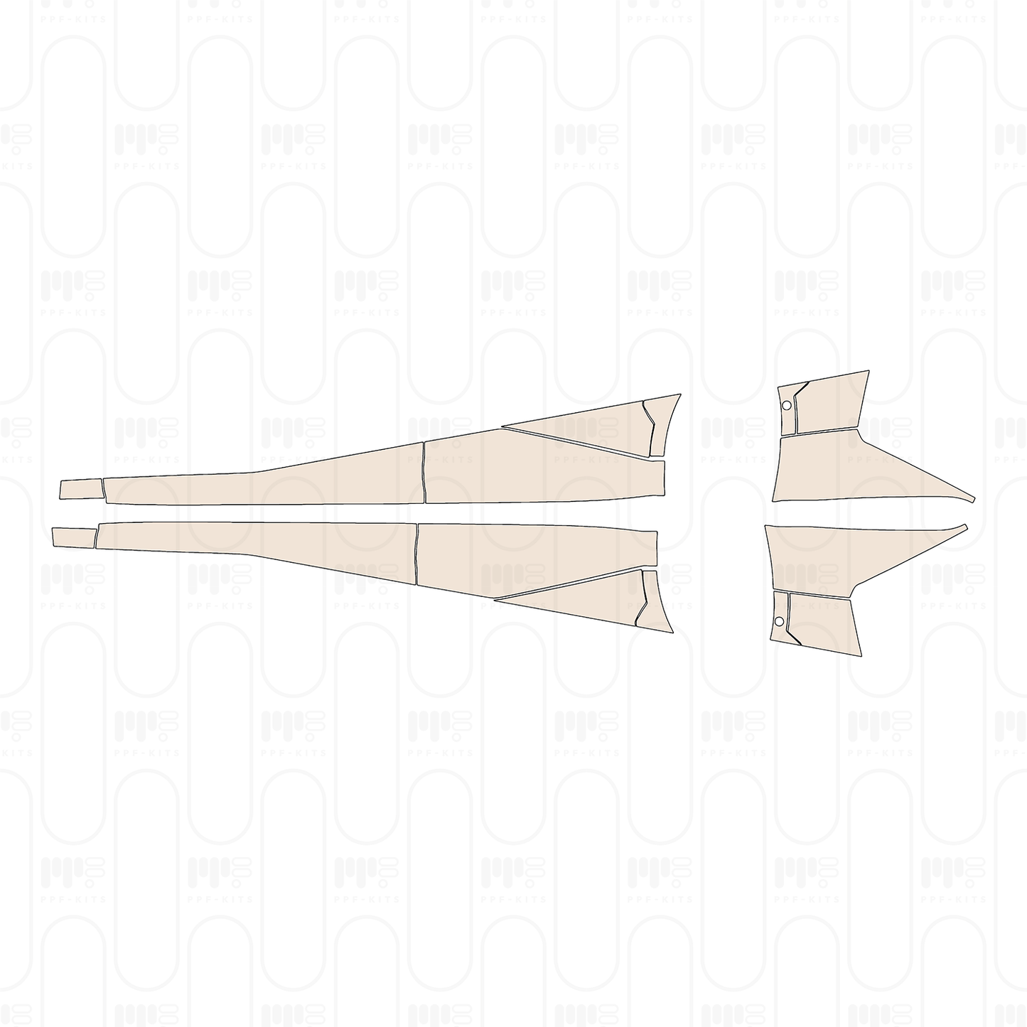 PPF prédécoupé Zeekr X 2026