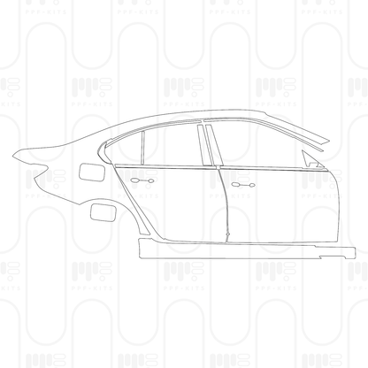 PPF prédécoupé BMW 3 Series Sedan M Sport Standard Wheelbase 2026