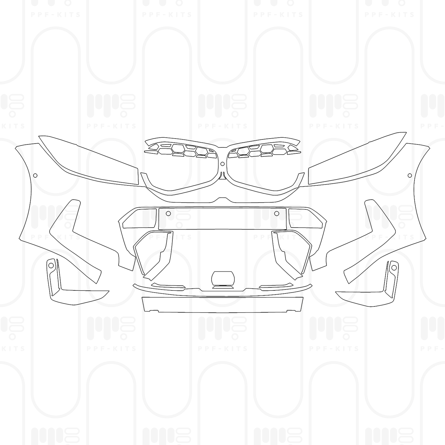 PPF prédécoupé BMW 3 Series Sedan M340i 2026