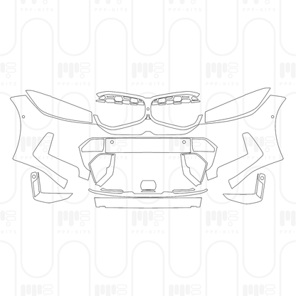 PPF prédécoupé BMW 3 Series Sedan M340i 2026