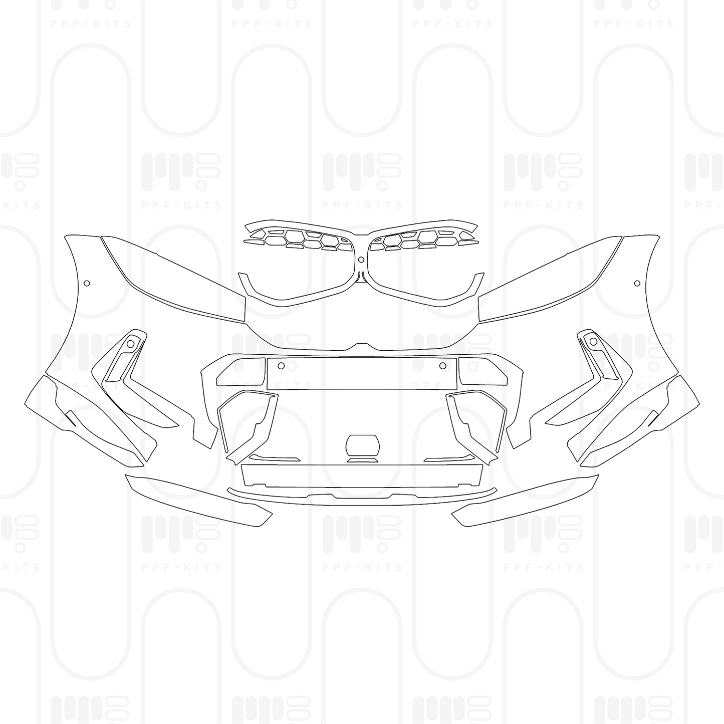 PPF prédécoupé BMW 3 Series Sedan M340i 2026