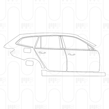 PPF prédécoupé BMW 3 Series Touring Wagen Base 2026