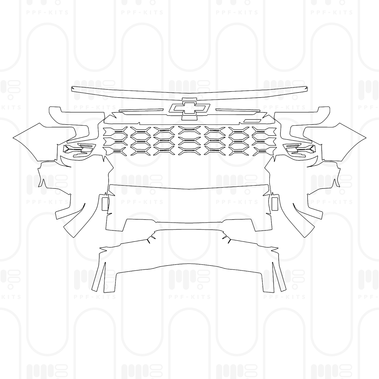 PPF prédécoupé Chevrolet Silverado 1500 ZR2 2026