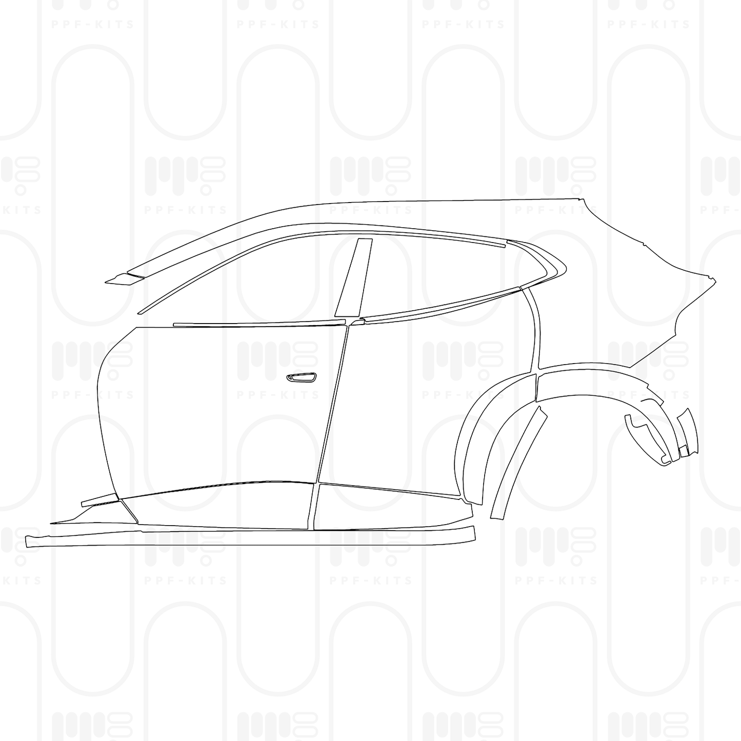 PPF prédécoupé Ferrari Purosangue 2026