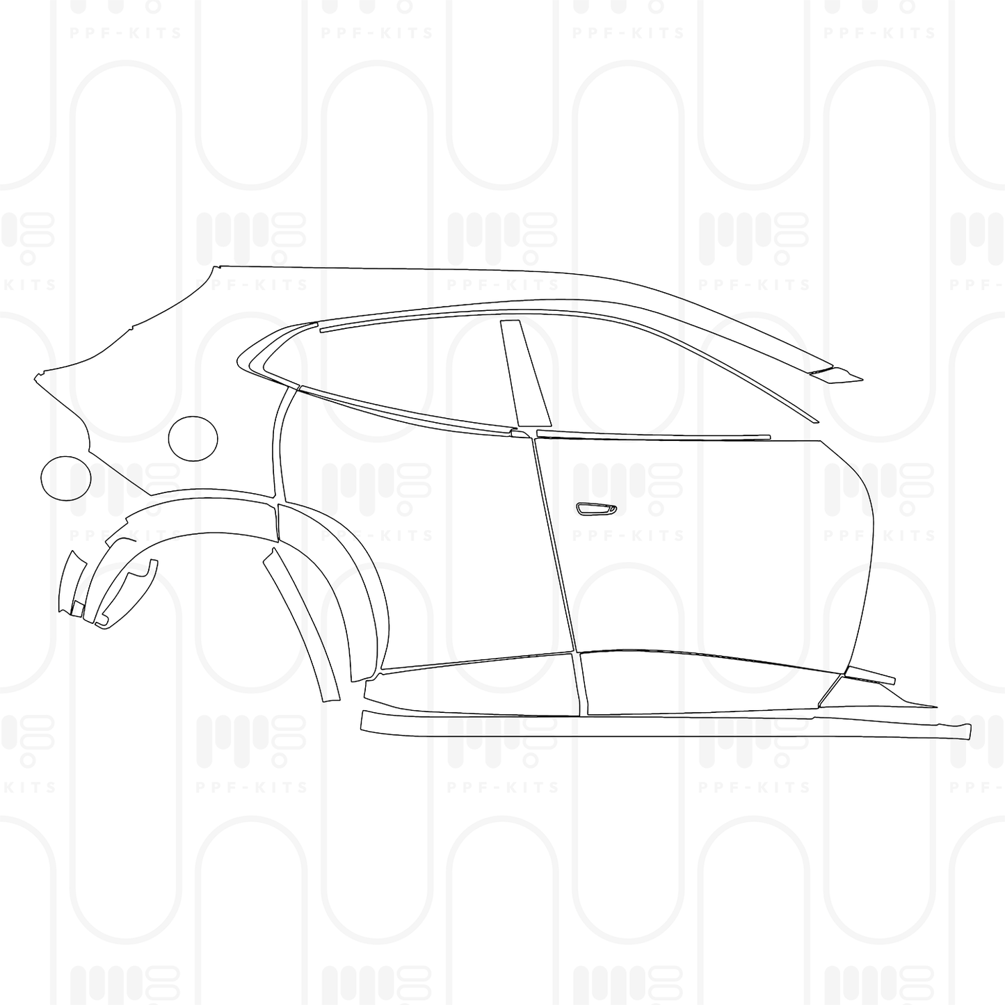 PPF prédécoupé Ferrari Purosangue 2026