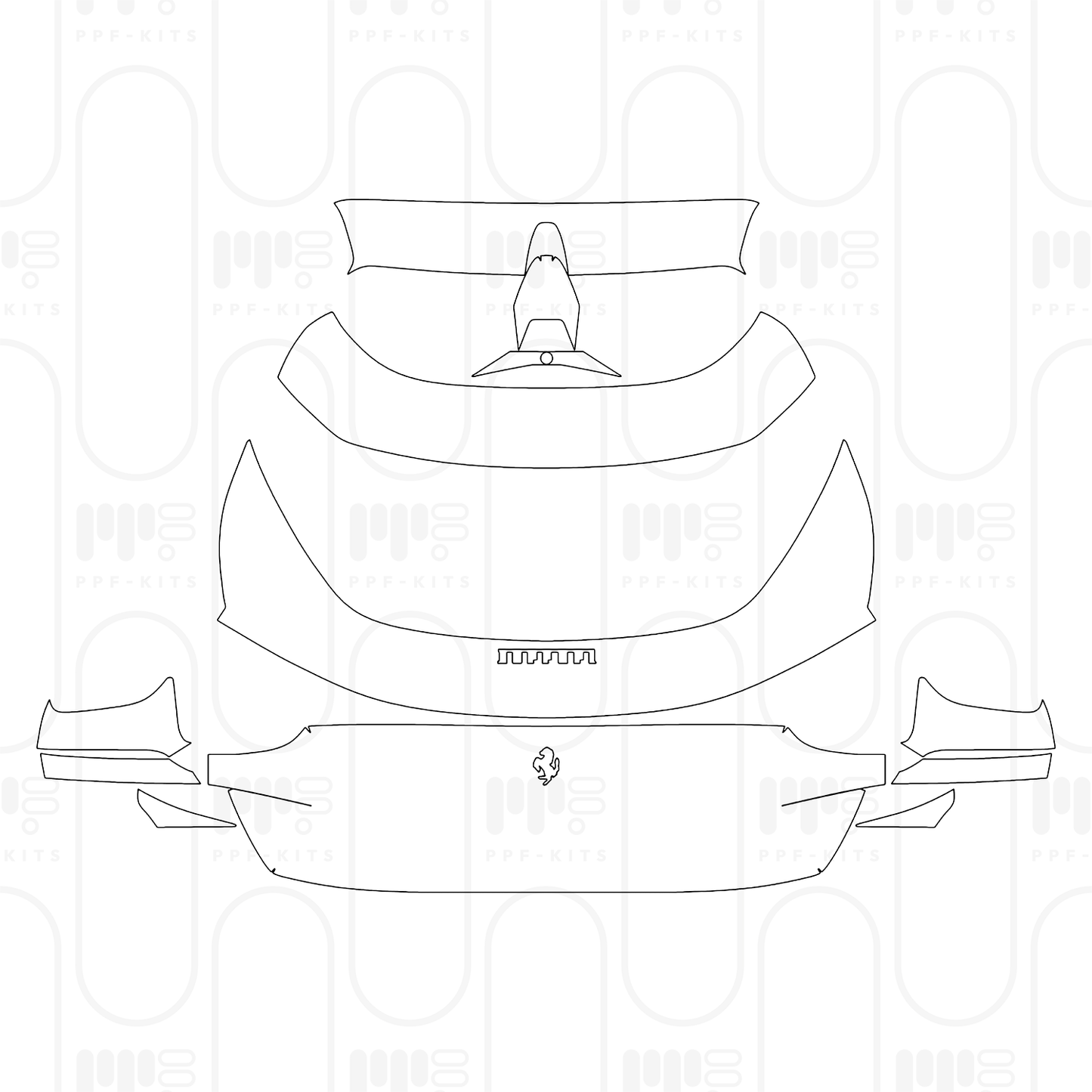 PPF prédécoupé Ferrari Purosangue 2026
