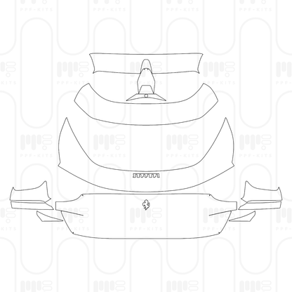PPF prédécoupé Ferrari Purosangue 2026