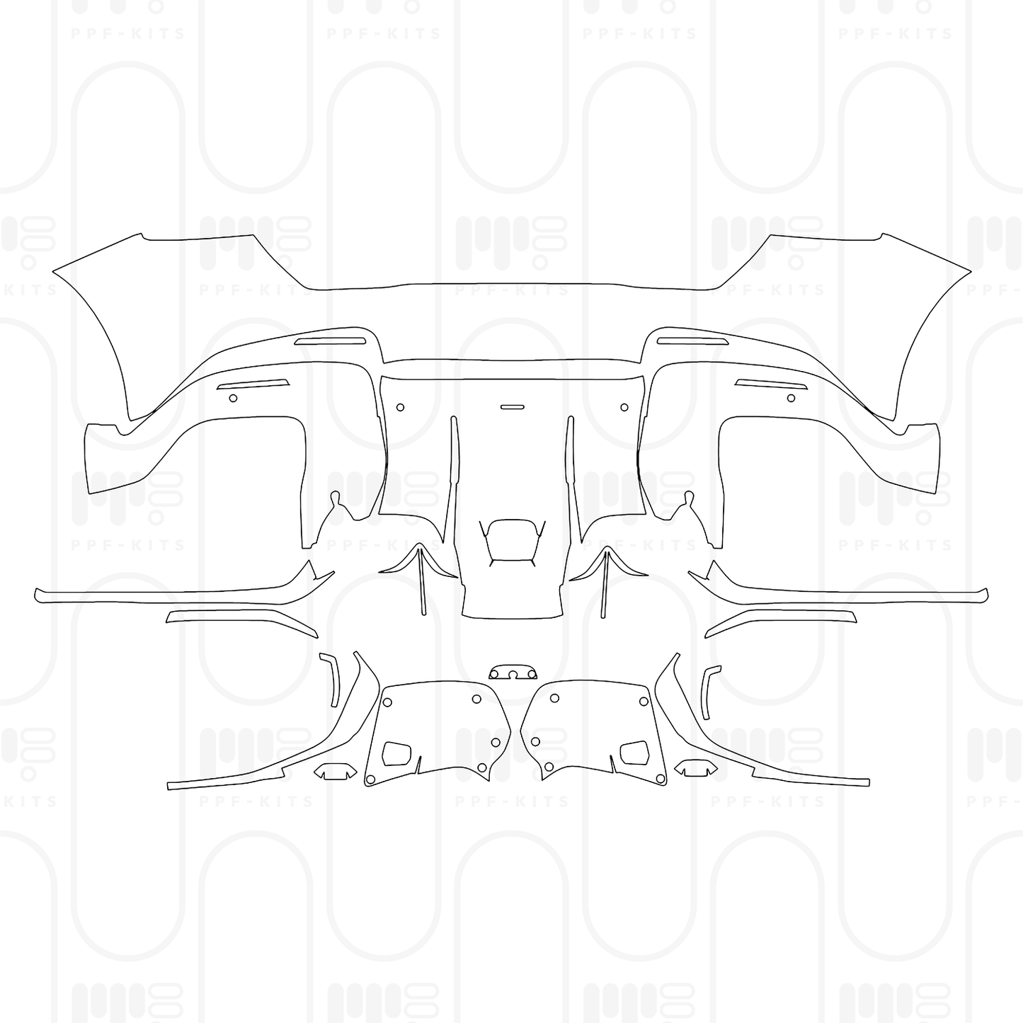 PPF prédécoupé Ferrari Purosangue 2026