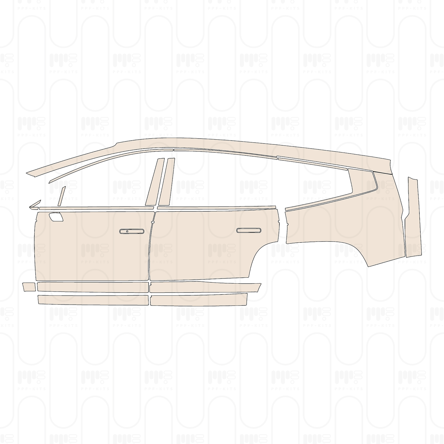 PPF prédécoupé Hyundai IONIQ 9 SEL 2026