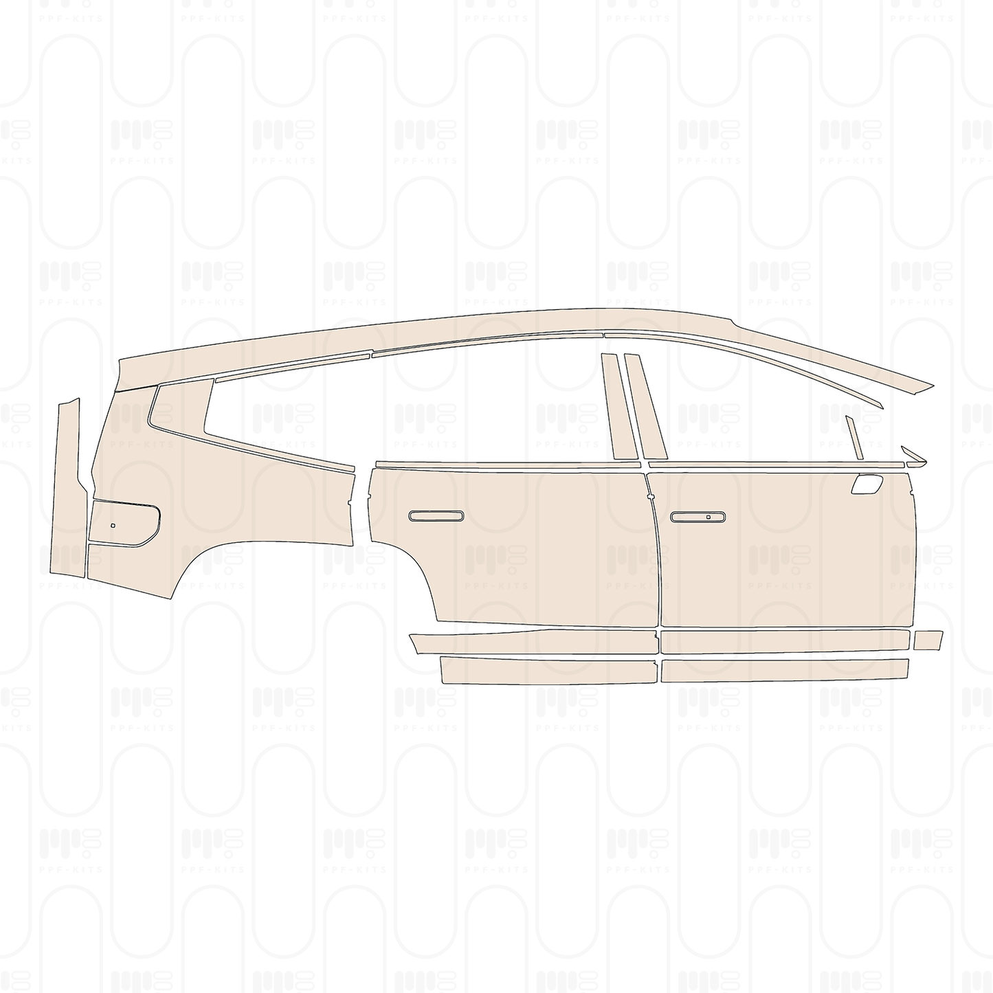 PPF prédécoupé Hyundai IONIQ 9 SEL 2026