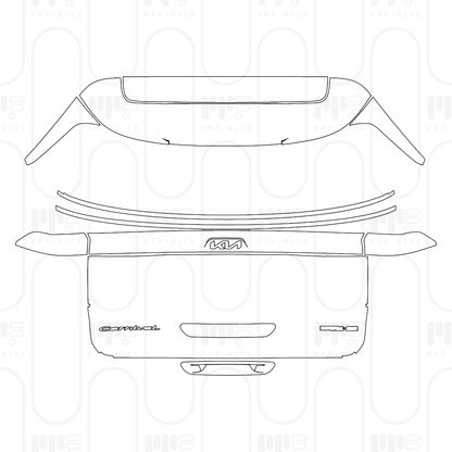 PPF prédécoupé KIA Carnival (CN) 2026