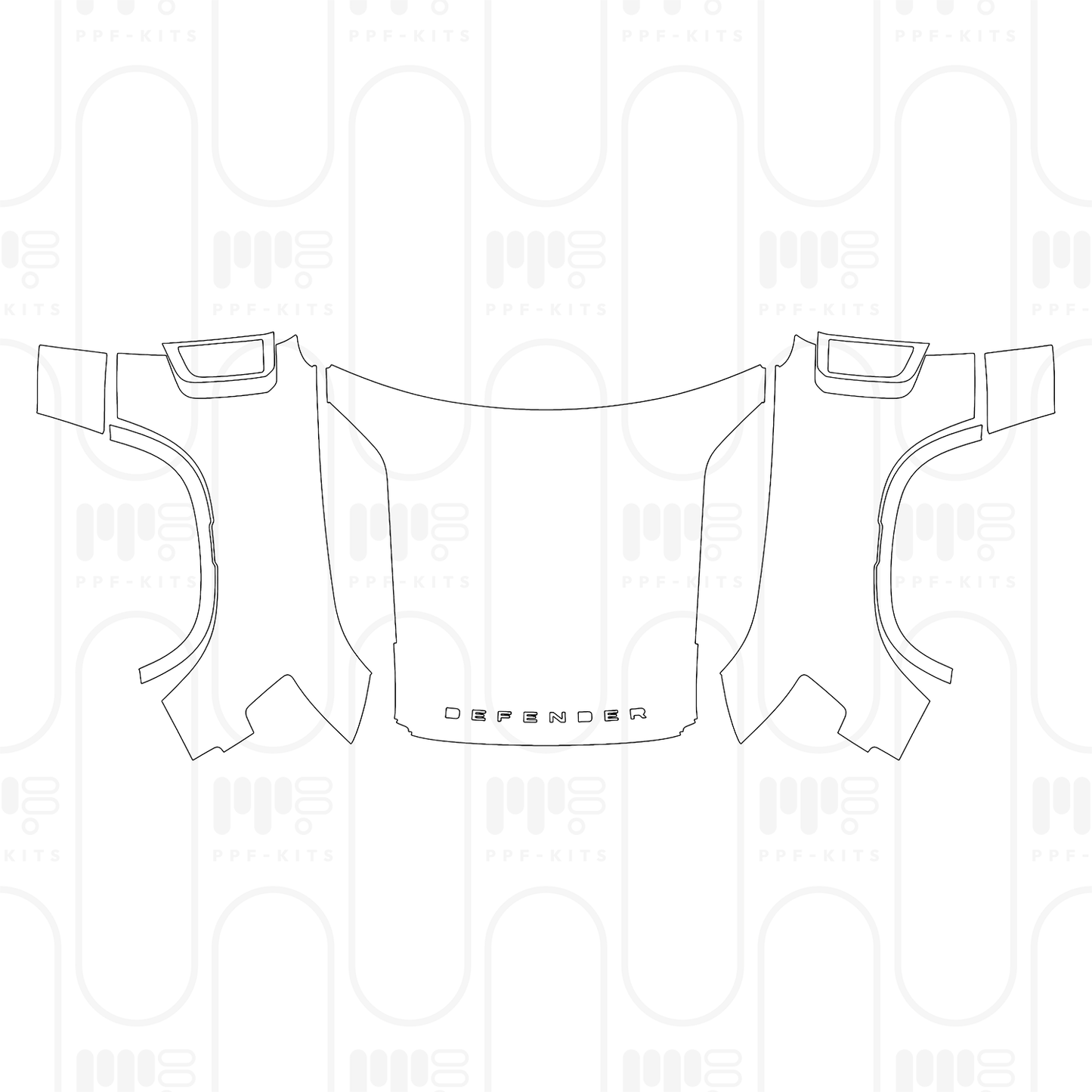 PPF prédécoupé Land Rover Defender 90 X-Dynamic 2026