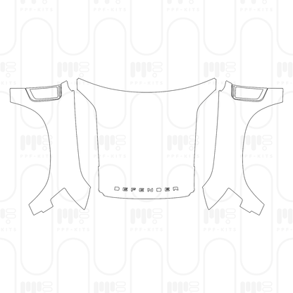 PPF prédécoupé Land Rover Defender 90 X-Dynamic 2026