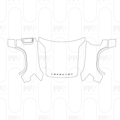PPF prédécoupé Land Rover Defender 90 X-Dynamic 2026