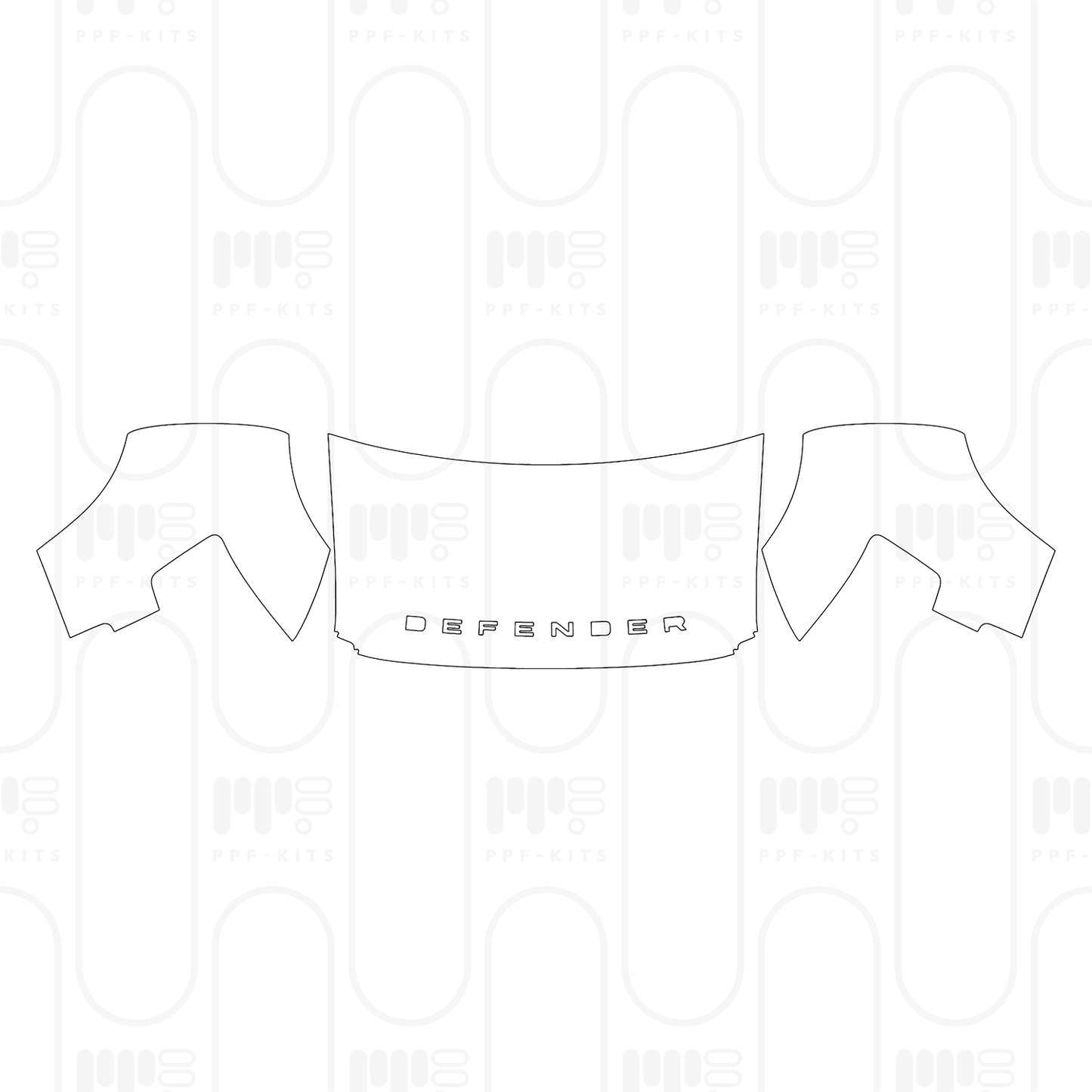 PPF prédécoupé Land Rover Defender 90 X-Dynamic 2026