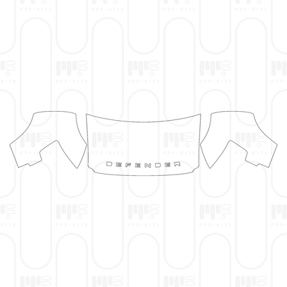 PPF prédécoupé Land Rover Defender 90 X-Dynamic 2026