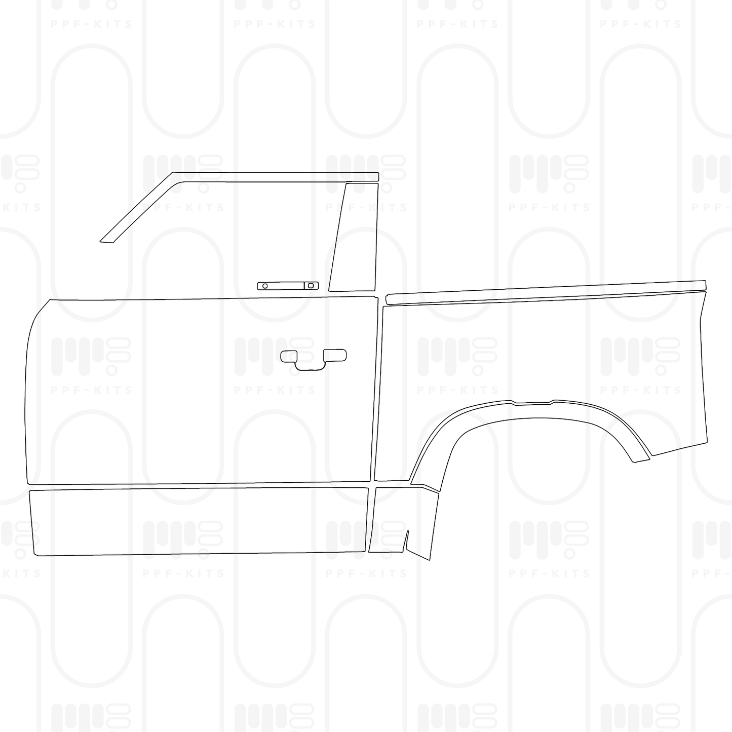 PPF prédécoupé Land Rover Defender 90 X-Dynamic 2026
