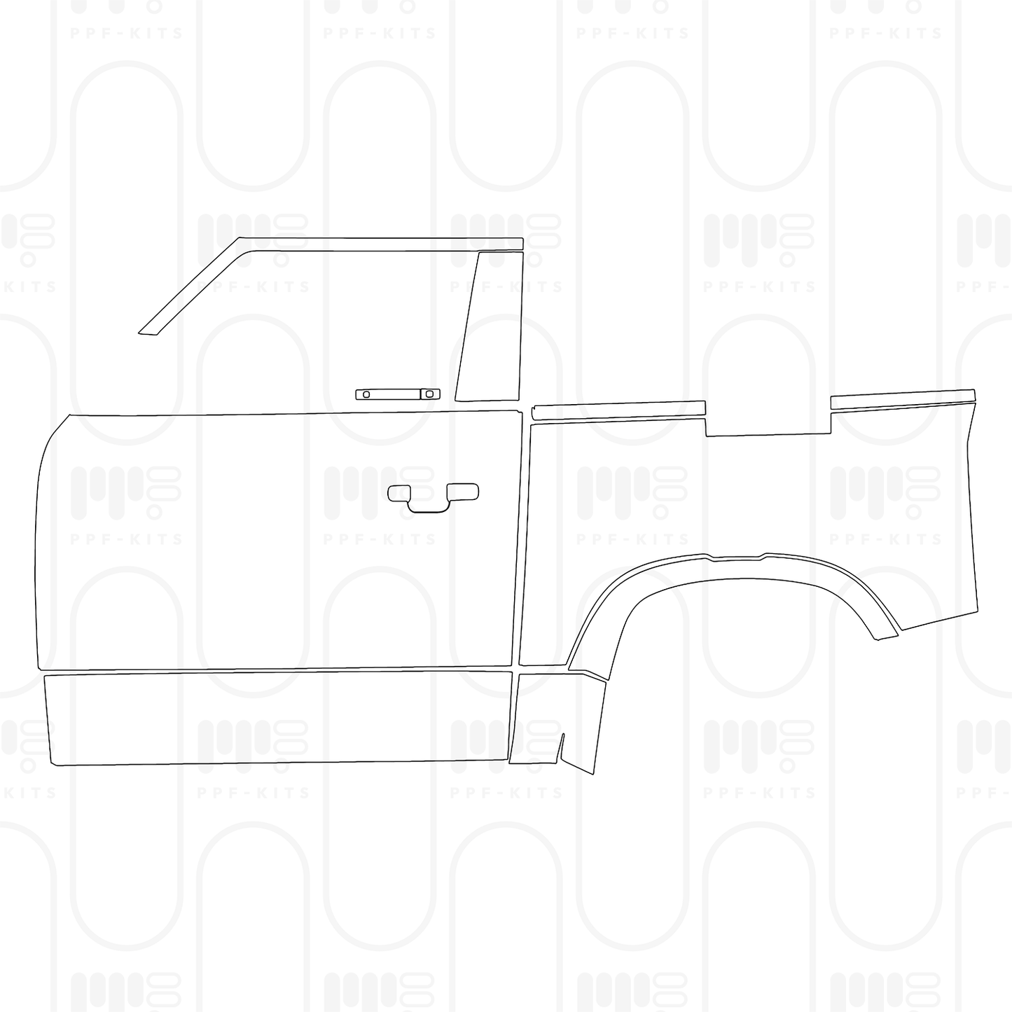 PPF prédécoupé Land Rover Defender 90 X-Dynamic 2026
