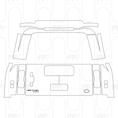 PPF prédécoupé Land Rover Defender 90 X-Dynamic 2026