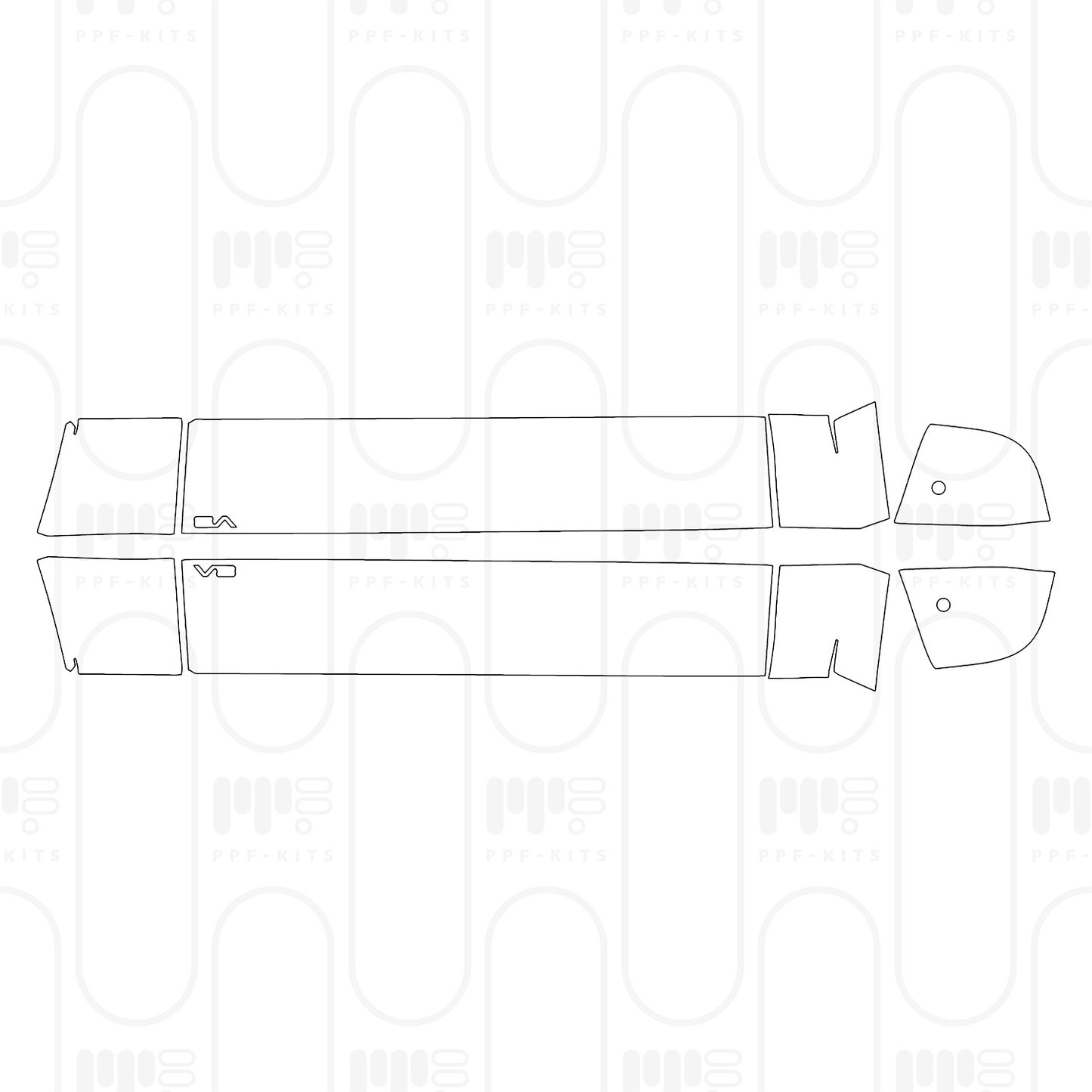 PPF prédécoupé Land Rover Defender 90 V8 2026