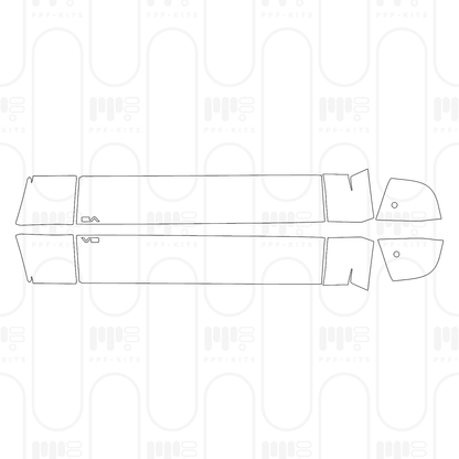 PPF prédécoupé Land Rover Defender 90 V8 2026