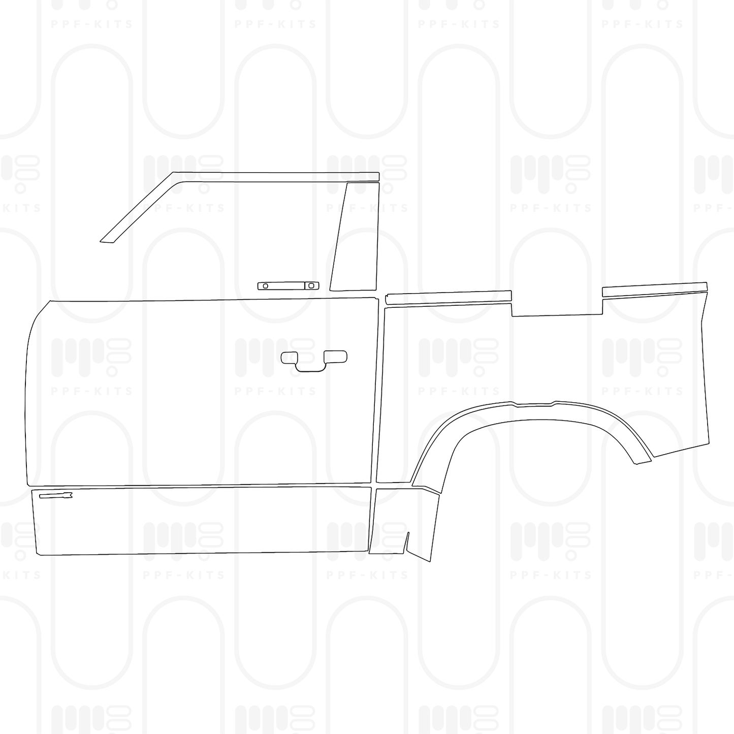 PPF prédécoupé Land Rover Defender 90 X 2026