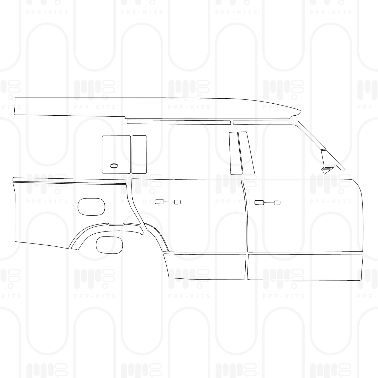 PPF prédécoupé Land Rover Defender 130 Base 2026