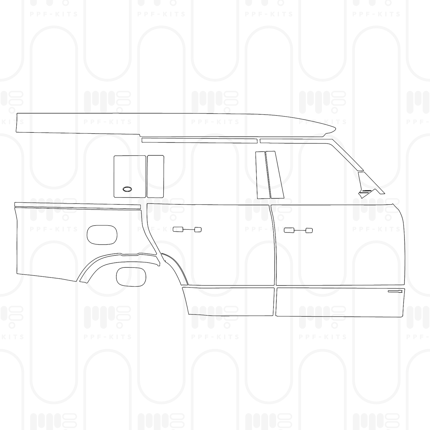 PPF prédécoupé Land Rover Defender 130 X 2026