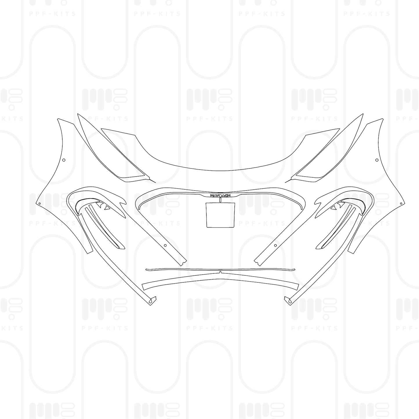 PPF prédécoupé Mercedes-Benz Maybach SL 2026