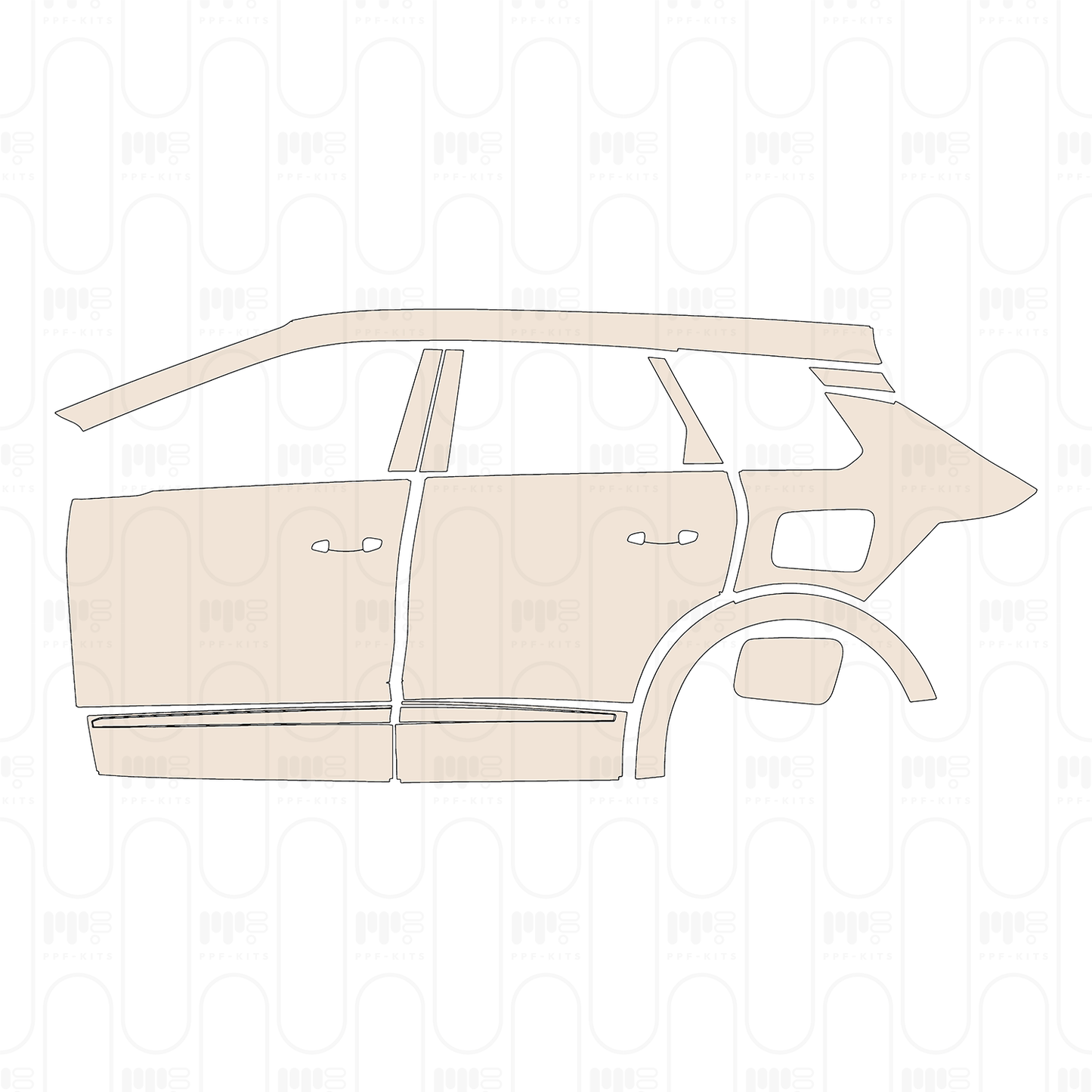 PPF prédécoupé Opel Grandland PHEV GS 2026